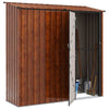 Puutarhavajat Ruskea 203,5 x 73 x 200 cm Metalli
