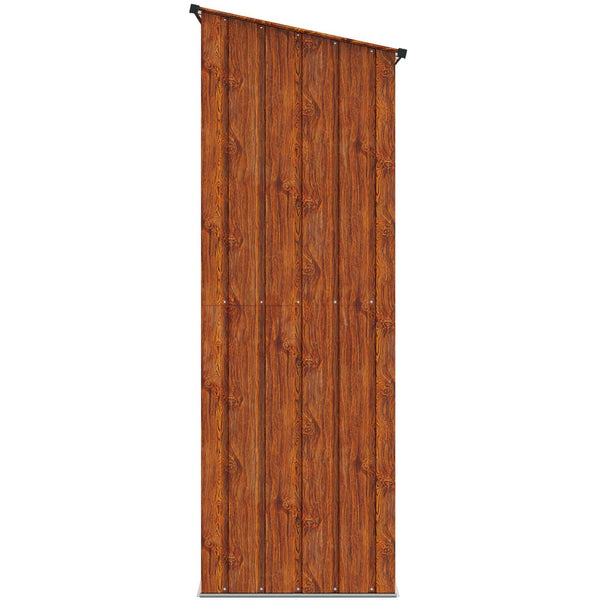 Puutarhavajat Ruskea 203,5 x 73 x 200 cm Metalli