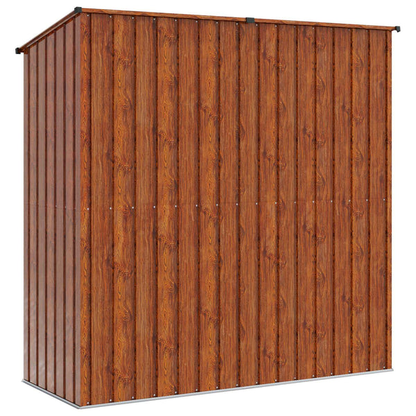 Puutarhavajat Ruskea 203 x 85,5 x 200 cm Metalli