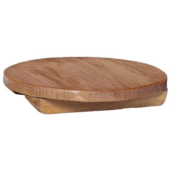 Kasvilava 3 kpl Luonnollinen 29 x 29 x 3,5 cm Mahogany-puu