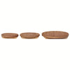 Kasvilava 3 kpl Luonnollinen 29 x 29 x 3,5 cm Mahogany-puu