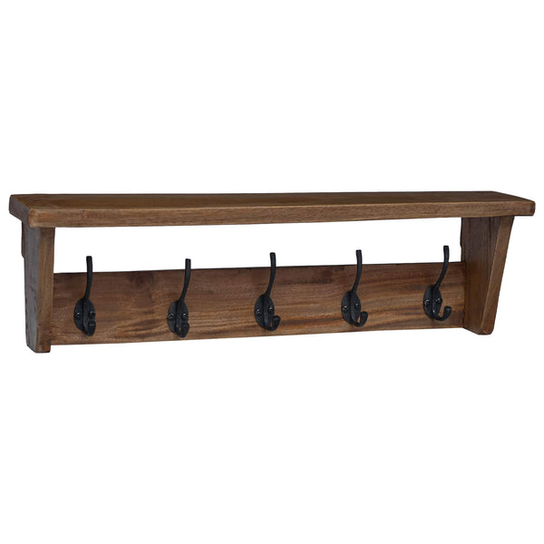 Henkari Ruskea 50 x 10 x 14 cm Kiinteää mahonkipuuta