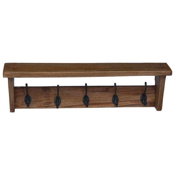 Henkari Ruskea 50 x 10 x 14 cm Kiinteää mahonkipuuta