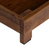 Kasviteline 3 kpl Ruskea 35 x 35 x 12 cm Mahogany-puu