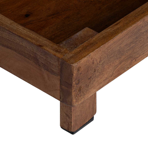 Kasviteline 3 kpl Ruskea 35 x 35 x 12 cm Mahogany-puu