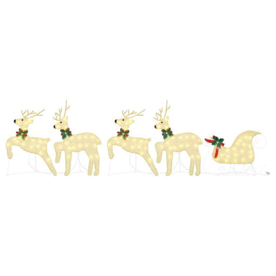 Kulta led-joulupeurat Bertuta (5 pcs)