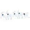 Hopea led-joulupeurat Vaina (5 pcs kangas)