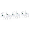 Hopea led-joulupeurat Asenela 45x19x65cm (6 pcs kangas)