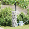 Gabion-vedenhaara 4 kpl Hopea 25 x 25 x 100 cm Galvanoitu teräs