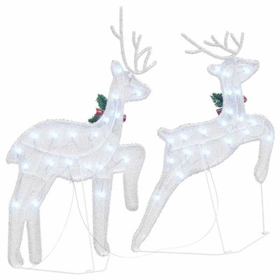 Viileä valkoinen led-joulupeurat Bestea 45x19x65cm (2 pcs kangas)