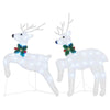 Viileä valkoinen led-joulupeurat Bestea 45x19x65cm (2 pcs kangas)