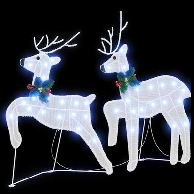 Viileä valkoinen led-joulupeurat Ajet 45x19x65cm (2 pcs kangas)