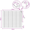 Venezia-verho Tammi-ilme 150 x 130 cm 35 mm