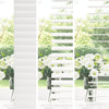 Venezia-verho valkoinen 50 x 130 cm 35 mm