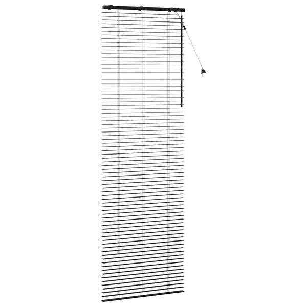 Venezia-verho Musta 90 x 250 cm 35 mm Massiivinen Paulownia-puu
