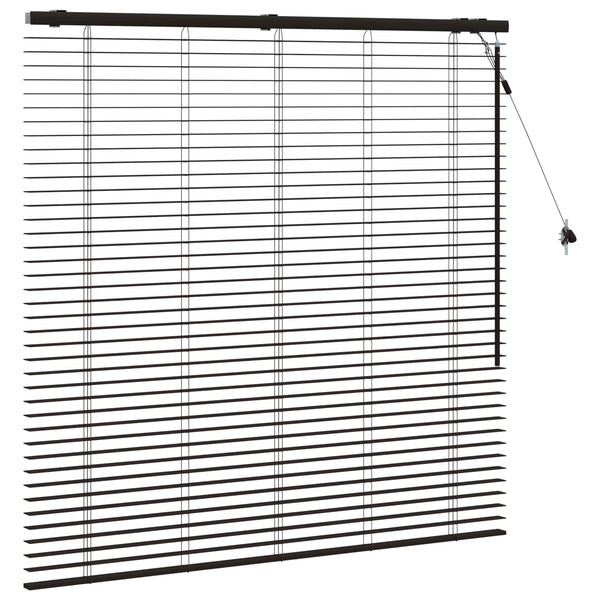 Venezia-verho Tumma ruskea 140 x 130 cm 35 mm