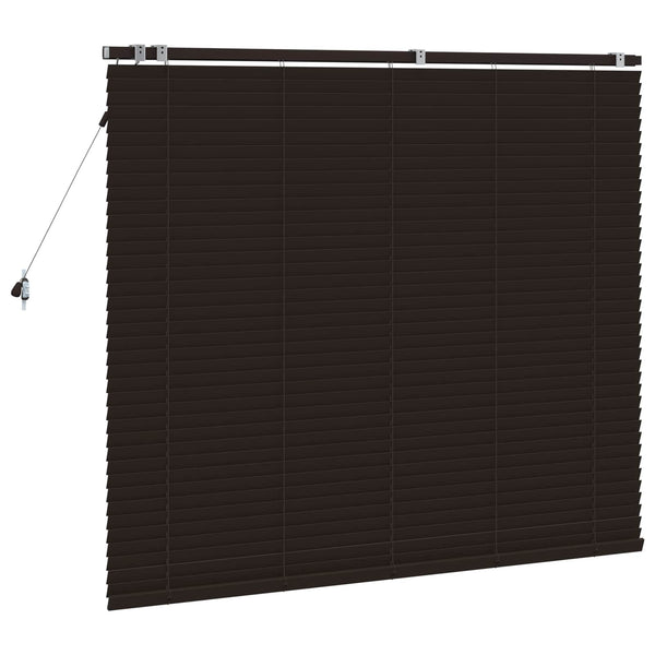 Venezia-verho Tumma ruskea 145 x 130 cm 35 mm