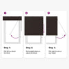 Venezia-verho Tumma ruskea 80 x 250 cm 35 mm