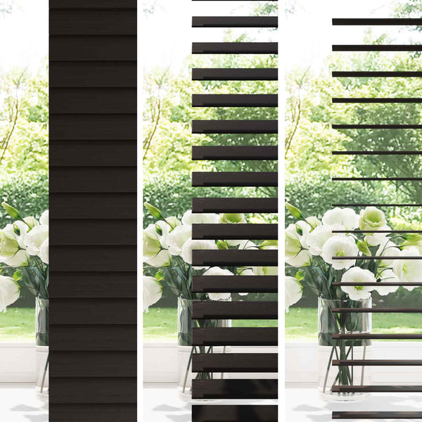 Venezia-verho Tumma ruskea 95 x 250 cm 35 mm