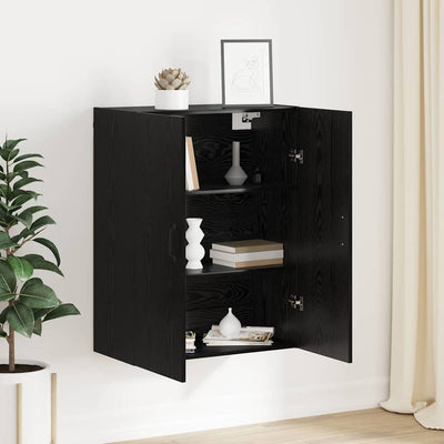 Henkarikaappi Musta tammi 69.5 x 34 x 90 cm Tekninen puu