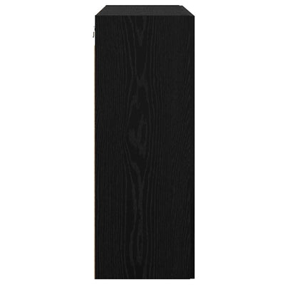 Henkarikaappi Musta tammi 69.5 x 34 x 90 cm Tekninen puu