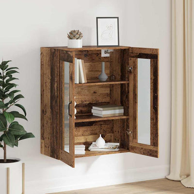 Ruskea rikkaita seinäkaappi Parulea 69.5x34x90cm (puinen)