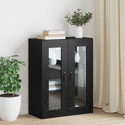 Musta rikkaita seinäkaappi Tawanna 69.5x34x90cm (puinen)