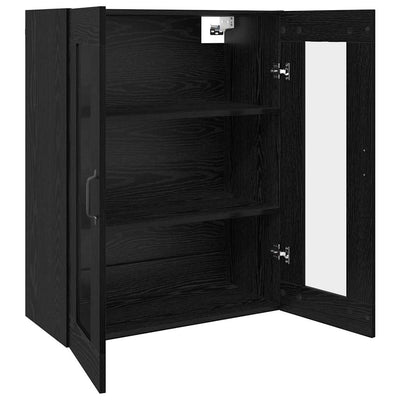 Musta rikkaita seinäkaappi Tawanna 69.5x34x90cm (puinen)