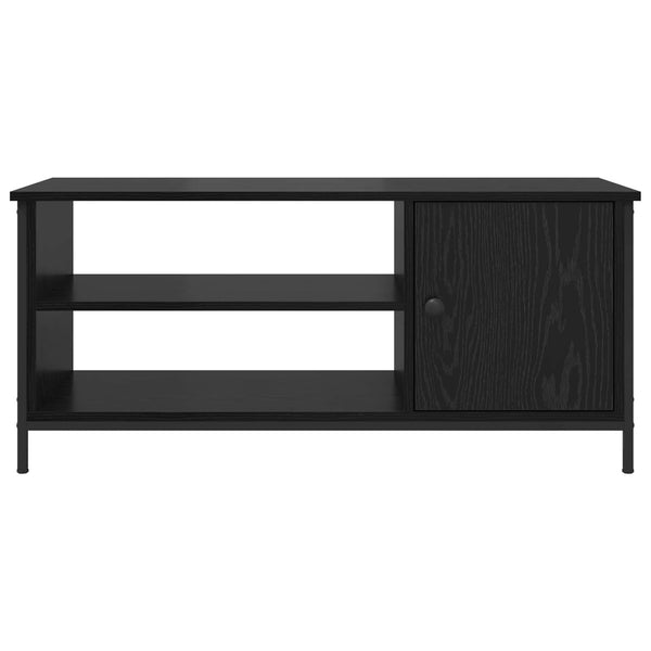 TV-kaappi 100 x 40 x 45 cm Musta tammi. Tekninen puu