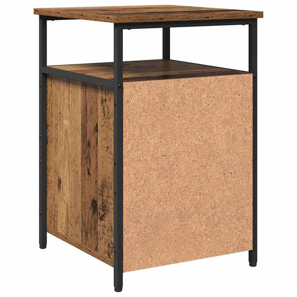 Yöpöytäkaappi Tekninen puu Vanha puu