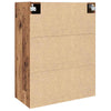 Ruskea seinäkaappi Randus 69.5x34x90cm (puinen)