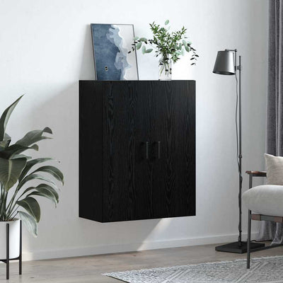 Musta seinäkaappi Chiriachia 69.5x34x90cm (puinen)