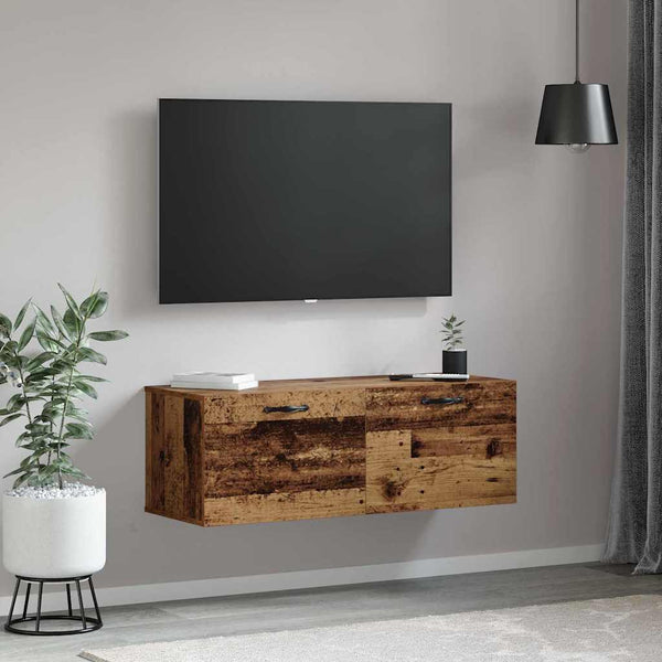 Seinälle Kiinnitettävä Kaappi 100 x 36,5 x 35 cm Tekninen puu