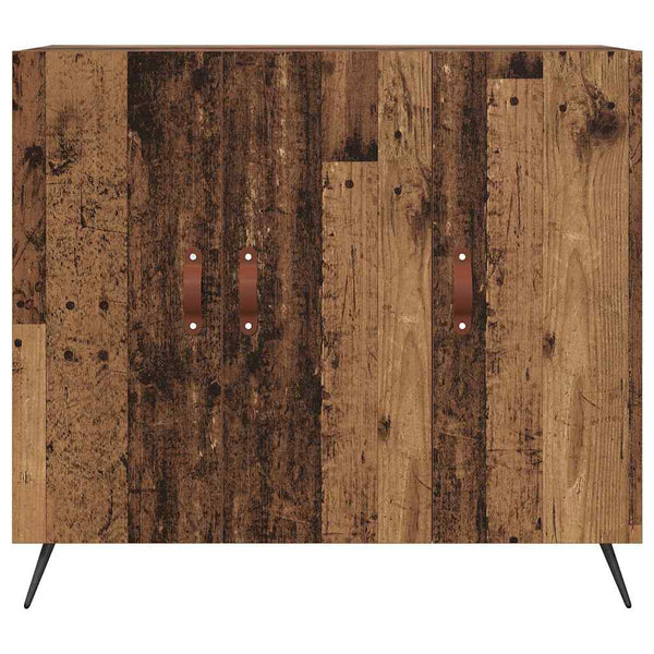 90 x 34 x 80 cm Tekninen puu Ruskea sivupöytä