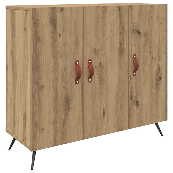 Sivupöytä 90 x 34 x 80 cm Ruskea Tekninen puu