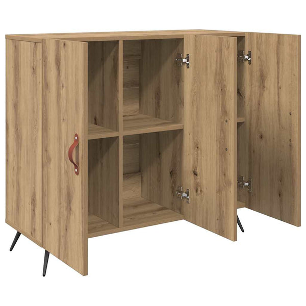 Sivupöytä 90 x 34 x 80 cm Ruskea Tekninen puu