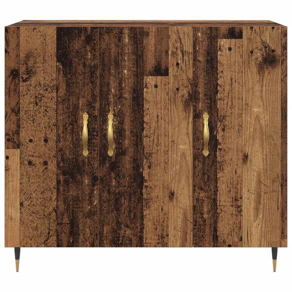 Sivupöytä Vanha puu 90 x 34 x 80 cm Tekninen puu