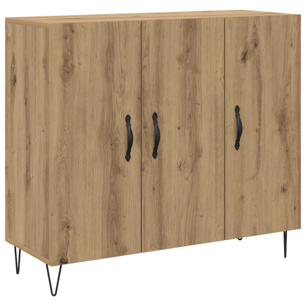 Sivupöytä Artisan tammi 90 x 32,5 x 80 cm Tekninen puu