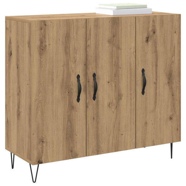 Sivupöytä Artisan tammi 90 x 32,5 x 80 cm Tekninen puu