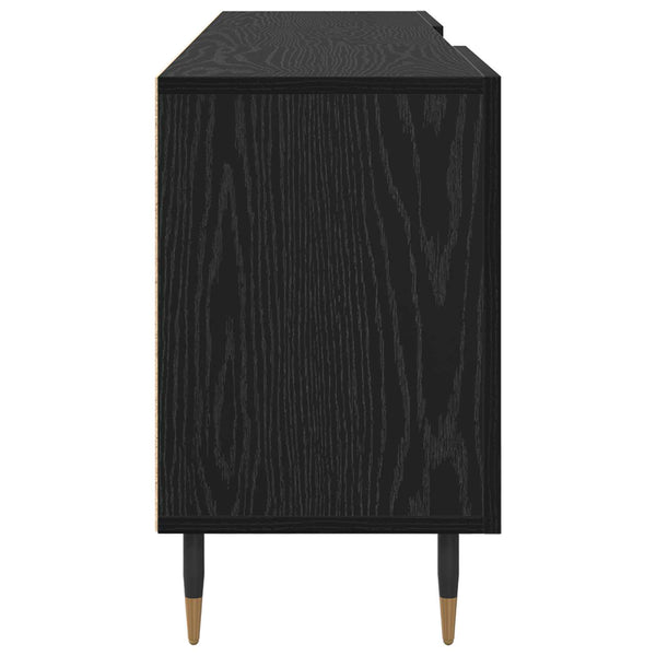 TV-kaappi 150 x 30 x 50 cm Musta tammi Tekninen puu