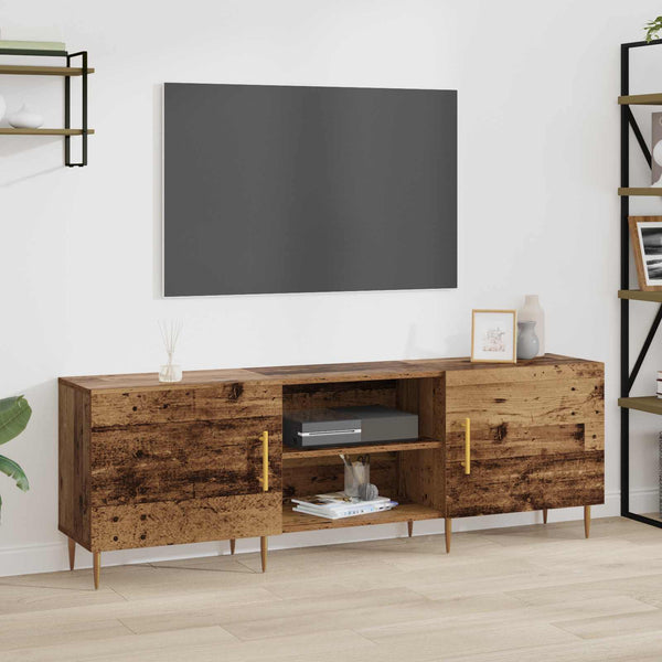 TV-kaappi 150 x 30 x 50 cm Vanha puu Tekninen puu