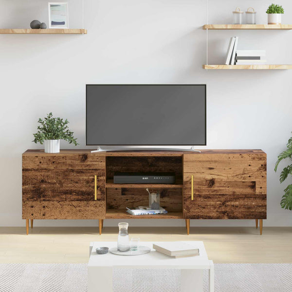 TV-kaappi 150 x 30 x 50 cm Vanha puu Tekninen puu