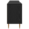 TV-kaappi 150 x 30 x 50 cm Musta tammi Tekninen puu