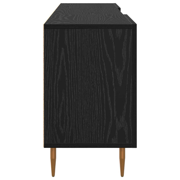 TV-kaappi 150 x 30 x 50 cm Musta tammi Tekninen puu