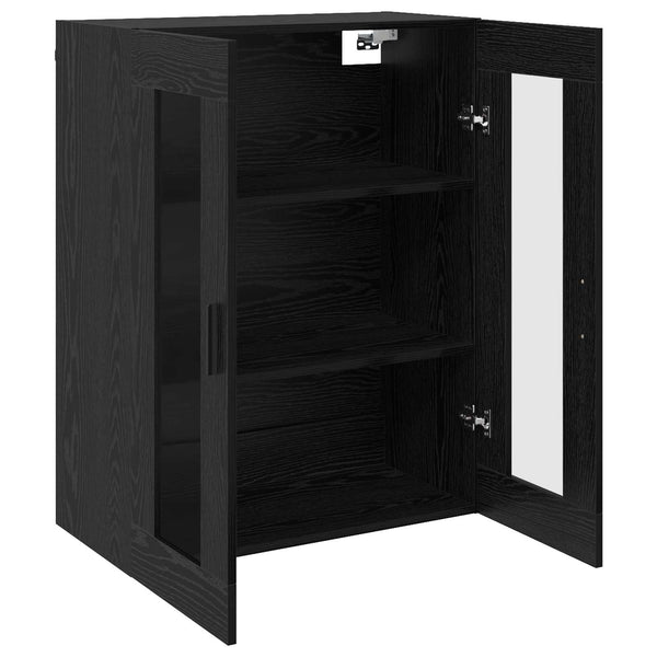 Seinäkaappi Musta 69,5 x 34 x 90 cm Tekninen puu