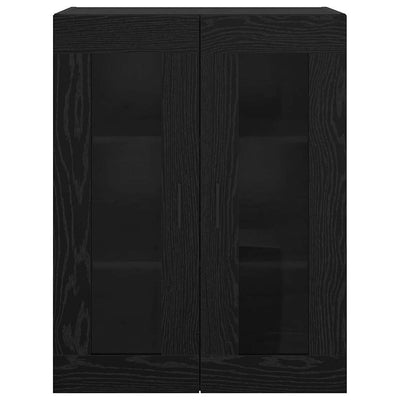 Musta tammi seinäkaappi Tetilia 69.5x34x90cm (puinen)