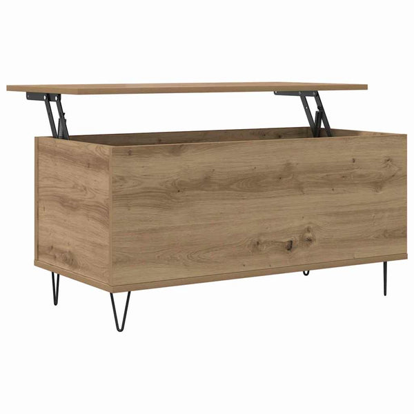 Sohvapöytä artesaani tammi 90 x 44.5 x 45 cm Tekninen puu