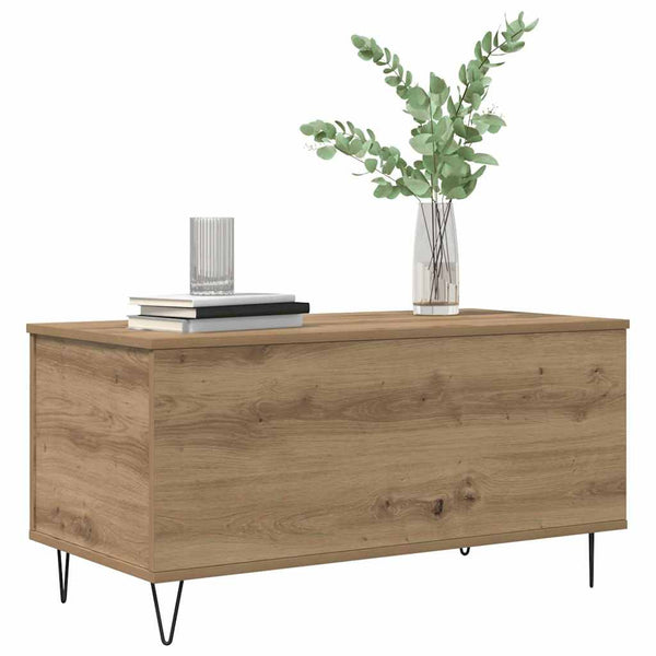 Sohvapöytä artesaani tammi 90 x 44.5 x 45 cm Tekninen puu