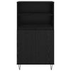 Korkea kaappi Musta 60 x 36 x 110 cm Tekninen puu