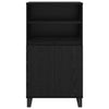 Korkea kaappi Musta 60 x 36 x 110 cm Tekninen puu